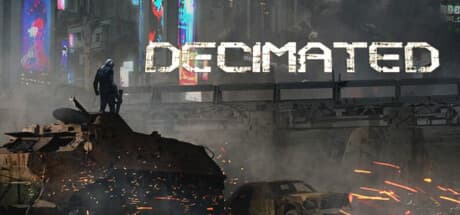 Decimated Steam header artwork