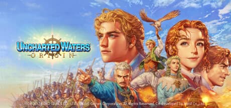 Uncharted Waters Origin Steam header artwork