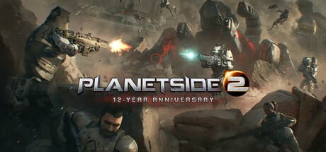 PlanetSide 2 Steam header artwork