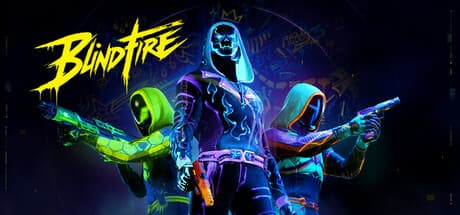 Blindfire Steam header artwork
