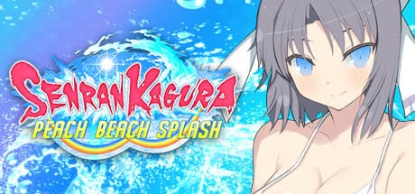 Senran Kagura Peach Beach Splash Steam header artwork