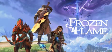 Frozen Flame Steam header artwork